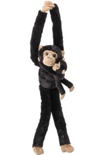 Obrázek z Šimpanz s mládětem dlouhé ruce plyš 40cm 